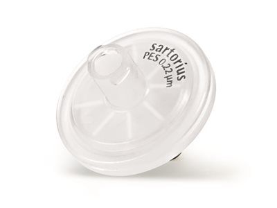 Sartorius Spritzenvorsatzfilter Minisart PES15, 15 mm, 0,2 μm, steril einzeln verpackt, 50 St/Pkg