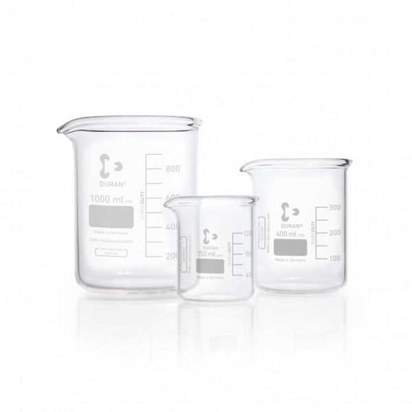 Duran Group Becher DURAN, niedrig, Super Duty, 600ml, 10 St/Pkg