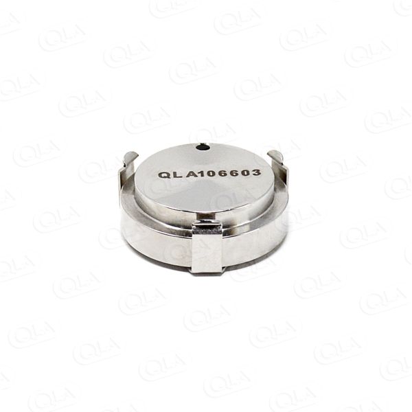 QLA Basket Adapter Hub for Pharmatest Basket, Clip Style, 316 SS, Serialized