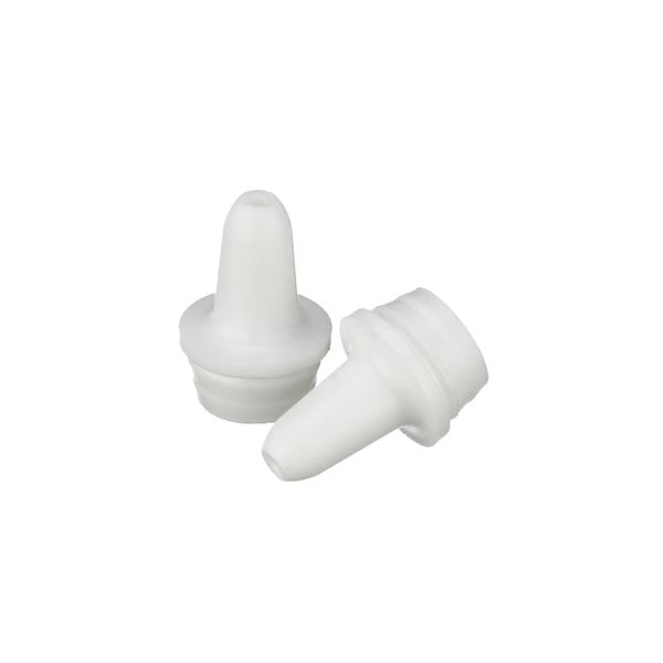 DWK Wheaton LDPE dropper bottle tip, white, for screw cap 15-415 and 7-15 ml dropper bottle, 15 mm, 1000 pc/PAK