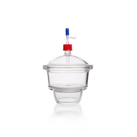 Duran Group DURAN Vacuum Desiccator with plane flange and screw thread outlet MOBILEX, GL 32 DN 150