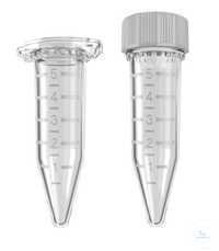 Eppendorf Reaktionsgefäße, EP Röhrchen 5,0 ml mit Schraubdeckel, EP Quality, 2 x 100 St/Pkg