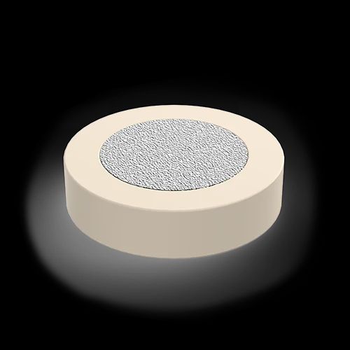 Vici Jour Frit, SS, 0.077 diam., 0.2 μm, max. 800 bar, PEEK-encased, 0.115'' x 0.028" thick, 5 pc/PAK
