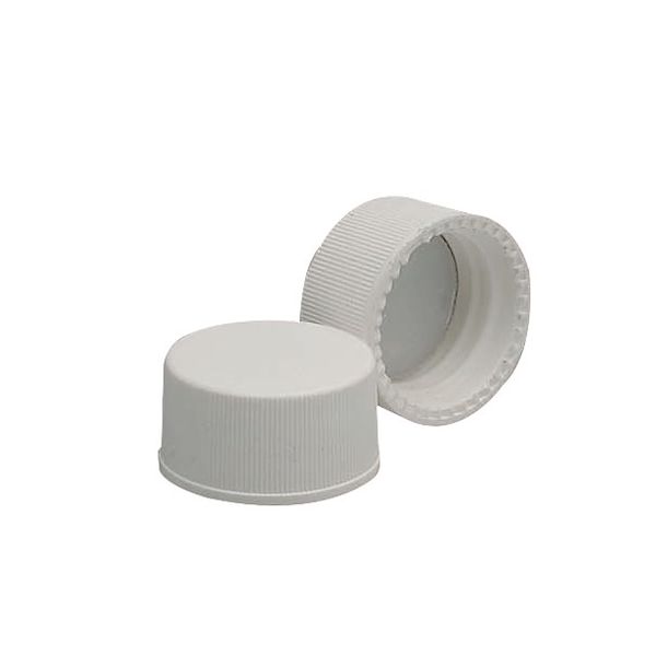 DWK Wheaton Schraubkappe, PP, weiß, mit PE-Einlage, Größe 15-415, 200 St/Pkg