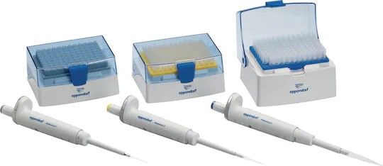Eppendorf EP Reference 2 G, 3-Pack Einkanalpipette Option 1, 0,5 - 10 μl/10-100 μl/100-1000 μl, epT.I.P.S. -Box