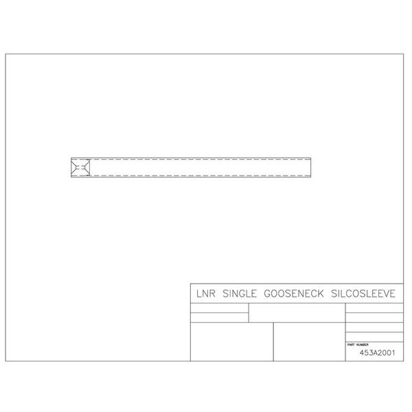 Thermo Fisher Scientific Single Gooseneck Metal Liner für Agilent GC, 5.2mm x 6.3mm x 78.5mm, 5/PAK