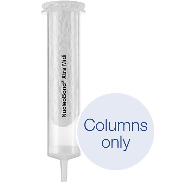 Macherey-Nagel NucleoBond Xtra Midi Säulen für transfektionsfähiges plasmid DNA, 10 St/Pkg