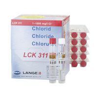 Product Image of Chlorid Küvetten-Test 1-70 mg/L / 70-1000 mg/L Cl-, 24 Stk/Pkg