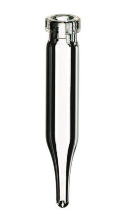 Altmann Analytik ND8 0,6ml Micro-Vial, 40 x 7mm, clear glass, 1st hydrolytic class, conical, 10 x 100 pc/PAK