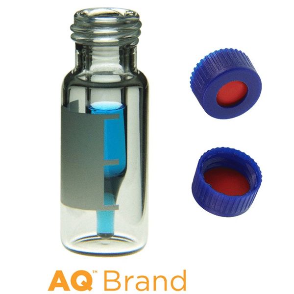 Microsolv EPP 300 μl FI Vial clear, Screw Cap with Ptfe/Sil/Ptfe, deactivated, 100 pc/PAK