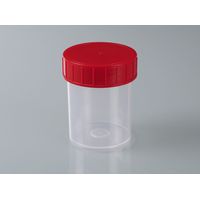 Product Image of Probenbecher mit Deckel, PP/LDPE, aseptisch, 125 ml, mit Schraubverschluss
