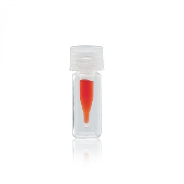 DWK Wheaton Microinsert for vials with heel, 250 μl, glass, 100 pc/PAK