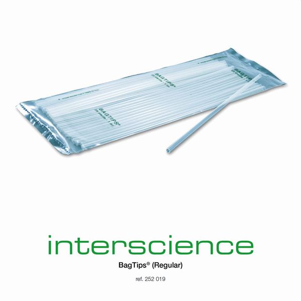 Interscience BagTips REGULAR, Straw-Tips für BagPipet, 1,1 ml, 19 cm, steril, 40 x 25 St/Pkg