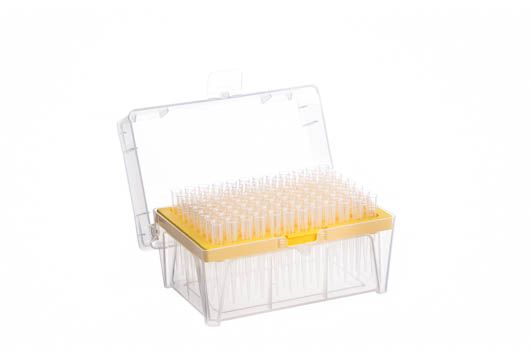 Greiner Bio-One Sapphire Pipettenspitzen niedrige Retention, 200 μl, natur, steril, im Rack, 10 x 96 St/Pkg
