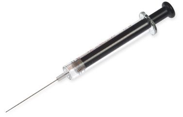 Hamilton 5 ml, Modell 1005 LTN Spritze, 22 Gauge, 51 mm, point style 5, max. Druck 200 psig (13.8 bar), max. Temperatur 115°C / 239°F