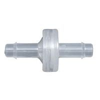 Product Image of Cole-Parmer Miniature Check Valve, PP Housing, Viton® Diaphragm, 1/4'' ID, max. Temperature 93°C