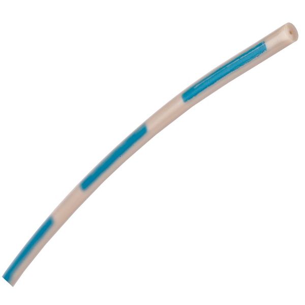 Applied Research Europe Schlauch, PEEK, 0,25mm ID, 1,6mm AD, Super-T Qualität, blauer unterbrochener Streifen. 25 Meter Rolle, 1 St/Pkg