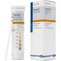 Product Image of Halbquantitative Teststreifen QUANTOFIX Peroxid 1000 (Dose = 100 Stäbchen)