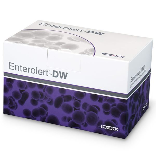 IDEXX Enterolert-DW für 100 ml-Proben, 200 Tests/PAK, Haltbarkeit: 12 Monate ab dem Herstellungsdatum