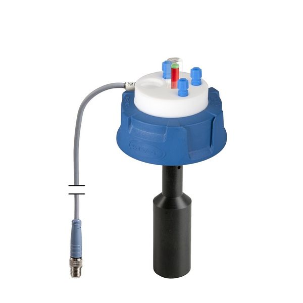 SCAT SafetyWasteCap, V2.0, S60/61, elektronische Füllstandskontrolle, 3x 3,2 mm AD + Anschluss für Abluftfilter