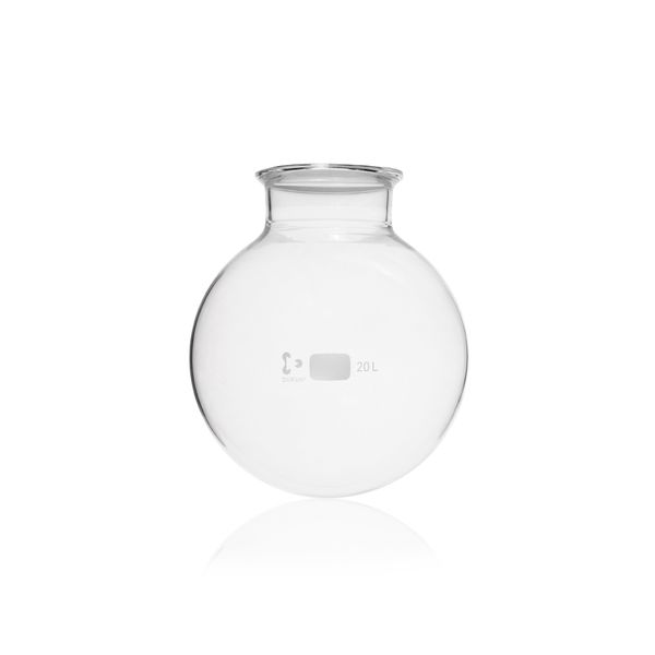 Duran Group Round bottom flask, flat flange with groove, glass, DN 150, 20000 ml
