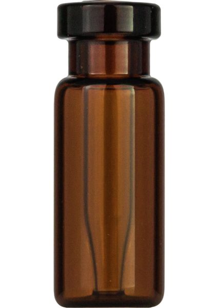 Macherey-Nagel Rollrandflasche N 11 AD: 11,6 mm, Außenhöhe: 32 mm braun, flacher Boden, Packung à 100 Stück
