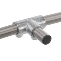 Product Image of 90° three socket tee f. 3 tubes, malleable cast iron, d=26.9mm