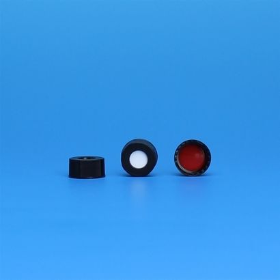 JG Finneran 9 mm R.A.M, Ribbed Cap, Black, PTFE/Silicone Lined, 10 x 100 pc/PAK