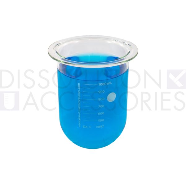 Dissolution Accessories Gefäß, Boro 3.3, klar, 1000 ml, Hanson