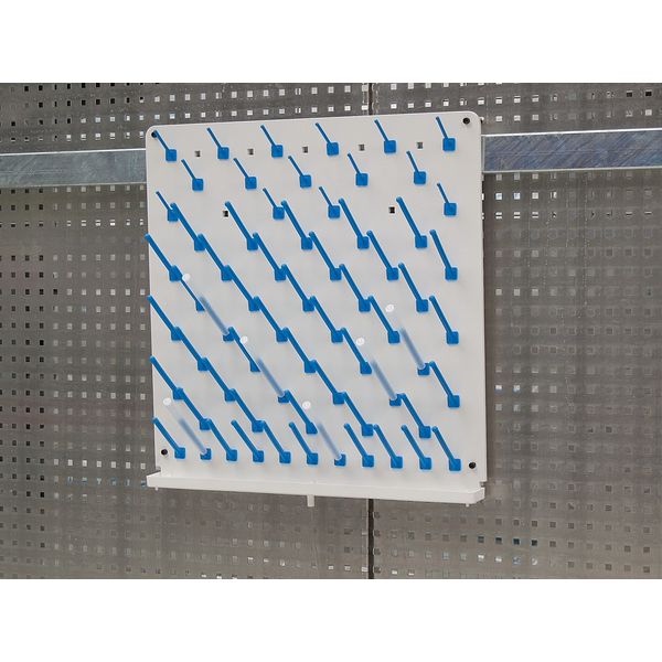 Bürkle Draining rack, w/ draining channel, BxH 600x600 mm, old No. 9640-60