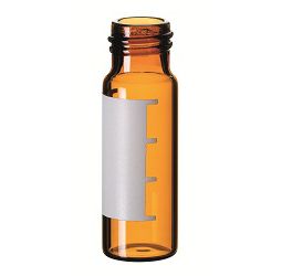 Altmann Analytik ND13 4ml Gewindeflasche, 45x14,7mm, Braunglas, Schriftfeld/Füllmarkierungen, 10x100/PAK