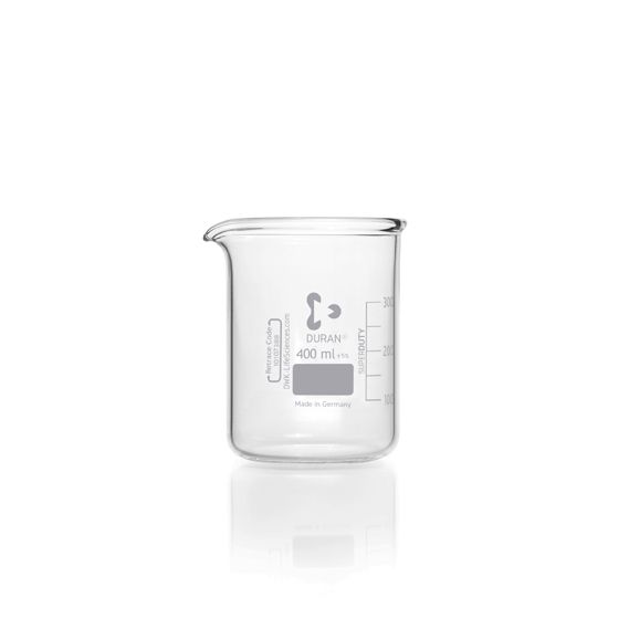 Duran Group Becher DURAN, niedrig, Super Duty, 400ml, 10 St/Pkg