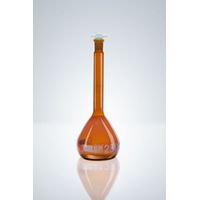 Product Image of Volumetric flask, brown, NS 14/23, 200 ml, 2 pc/PAK