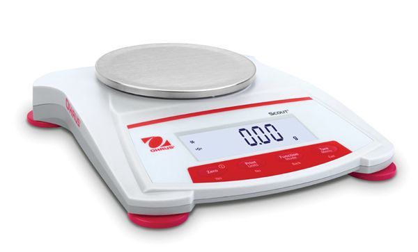 Ohaus Portable Balance Scout, SKX422-EU, Readability (Certified) 0.01g, Maximum Capacity 420g Pan Size Ø120mm, USB
