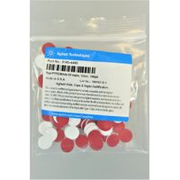 Product Image of Septa red PTFE/White Sil., 12 mm diameter, 100 pc/PAK, n/White Silicone septa, 0.075, 12mm for 4ml screw