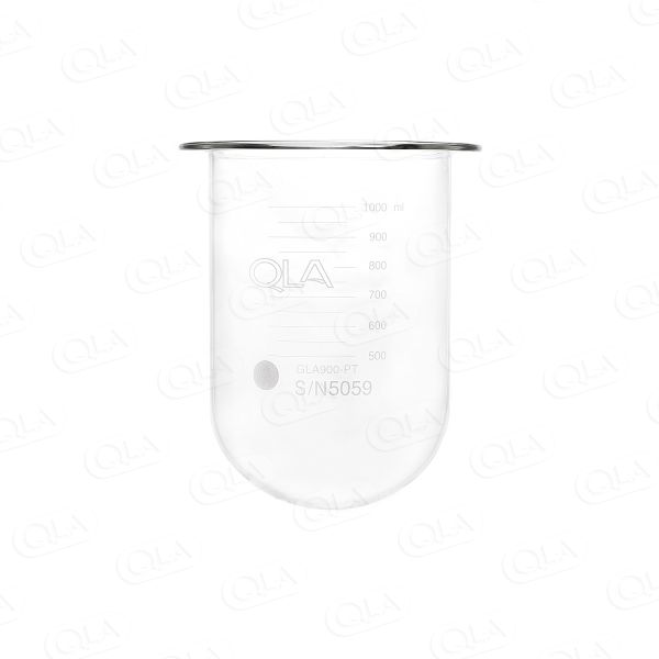 QLA 1000mL Clear Glass Vessel for Pharmatest, Serialized