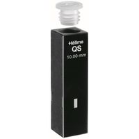Product Image of Ultra Micro Cell, Type 105.201-QS, HP Quartz Glass, WL 200-2500 nm, Pathlength 10 mm, (HxW) 5x2 mm, Centerheight 15 mm, PE Stopper, 100 µl