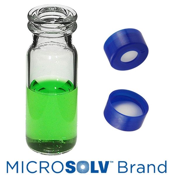 Microsolv EPP Vial, clear, 2 ml, Snap Cap blue with PTFE Septa, 100 pc/PAK