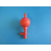 Product Image of Pipette filler PIPO, standard model, natural rubber, red