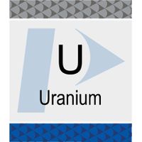 Product Image of Uranium (U) Pure Single-Element Standard, 1,000 µg/mL, HO, 125 mL