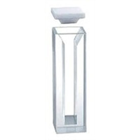 Starna GmbH 18-F/9/Q/10 - Micro Fluorimeter Cell, Open top with non-Sealing PTFE cover. Base thickness 3mm