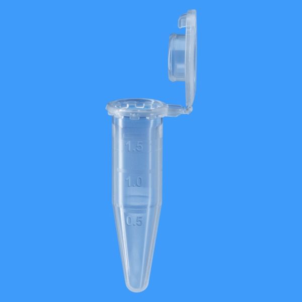 Sarstedt SafeSeal PCR Reagiergefäß, PP, 1,5 ml, transparent, PP Verschluss transparent, mit Graduierung und Schriftfeld, DNA Low Binding, 16 x 50 St/
