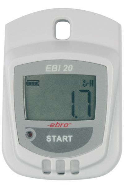 Ebro Electronic EBI 20-TH1 Datenlogger für Temperatur und Luftfeuchte mit Kalibrierzertifikat