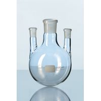 Product Image of Round bottom flask, three necks, glass, SJ 24/29, SJ 19/26, 500 ml