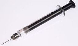 Hamilton 5 ml, Model 1005 RN-L Valco VISF-1 Syringe, 22 gauge, 19 mm, point style 3