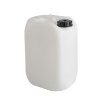 Product Image of Canister 20 L, S60/61, HDPE, white, UN-X approval, dimensions WxHxD: 260 x 390 x 289 mm