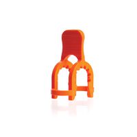Product Image of KECK-Kugelschliffklammern, POM, S 35, orange, KECK-ART.-NR. 05-35, 100 St/Pkg