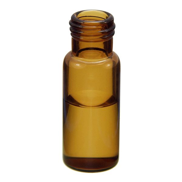 Microsolv Screw Top Vials, amber glass, 2ml, 9-425mm threads, 12x32mm OD, for use as an autosampler vial or storage bottle. 10 x 100 pc/PAK