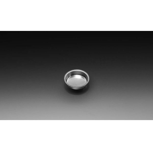 Dinkelberg Analytics Alu-Schale Type 550028, rund, 28 ml, Füllhöhe 13 mm, Ø 64/51 mm, 100 Stück im Polybeutel, ohne PB Etikett, 60 x 100 St/Pkg