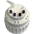 A.I.T. France Smart Waste Cap Nalgene Kanisterhals B83 + 4 Eingänge (1/8'' or 1/16'')+ 1 leak (6-9 mm), mit Aktivkohlefiltereinsatz